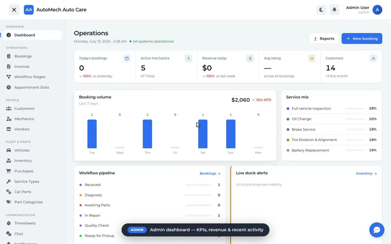 AutoMech screenshot